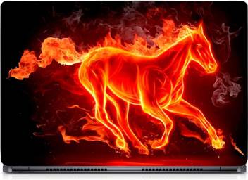 Hd Arts Running Fire Horse Eco Vinyl Laptop Decal 15 6 Price In