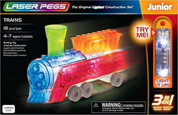 laser pegs train
