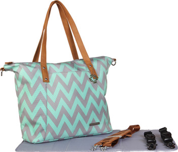 mint green diaper bag