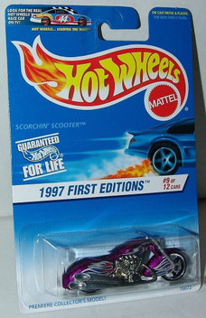 hot wheels 1997 first editions scorchin scooter