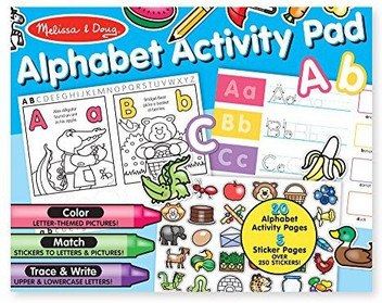 melissa and doug alphabet activity pad