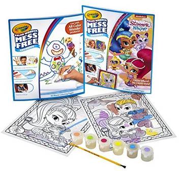 Nickelodeon Crayola Color Wonder Shimmer Shine Coloring Book