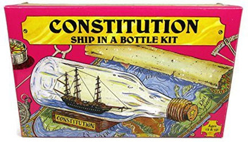 Uss Constitution Ship Build Your Own Boat In A Bottle Model Kit Made In Us Wooden Boat Ship Toy Models Kits Toy Models Kits
