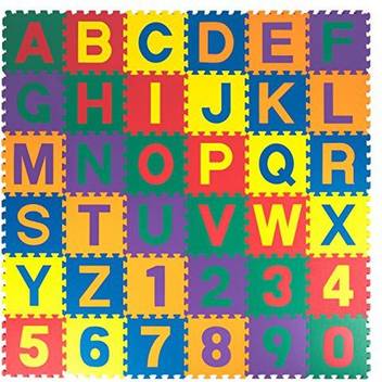Kidzone 12 X12 Kids Baby Eva Foam Play Mats Alphabet Abc Numbers Puzzle Mat Non Toxic 1 2 Thick 36 Piece 12 X12 Kids Baby Eva Foam Play Mats Alphabet Abc Numbers Puzzle Mat Non Toxic 1 2 Thick