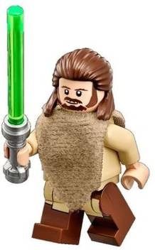 Poncho, Printed Legs LEGO Star Wars Qui-Gon Jinn minifigure