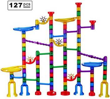 Magicfly Marble Run Set Glonova 127 Pcs Marble Race Track For Kids With Glass Marbles Upgrade Top Quality Marble Set Marble Run Set Glonova 127 Pcs Marble Race Track For Kids