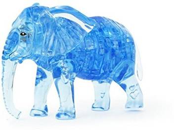 Genrc Kanzd 3d Crystal Puzzle Cute Elephant Model Diy Gadget