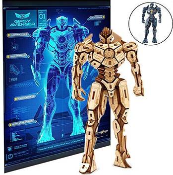 Incredibuilds Pacific Rim Uprising Gipsy Avenger Poster And 3d