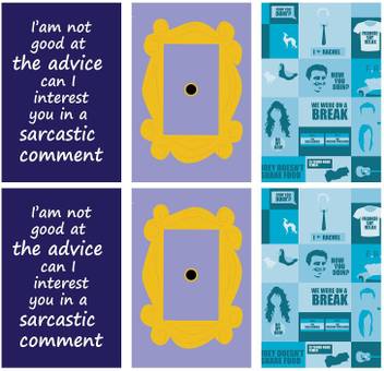 Set Of 6 Posters Rolled In A Tube With Chandlers Quotes I Am Not Good Advice,Purple Quotes Girl