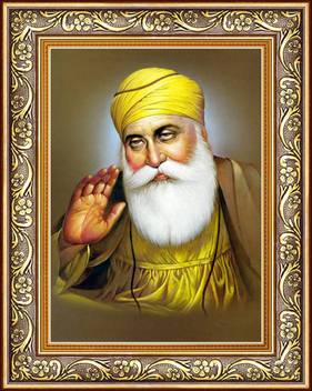 Guru Nanak Dev Ji Gurunanak Sikh Religious Paper Print Art