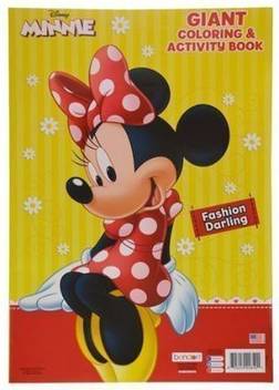 Disney Minnie Mouse Giant Coloring Activity Book Minnie Mouse Giant Coloring Activity Book Shop For Disney Products In India Flipkart Com