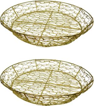 Fully Fancy Decorative Basket Steel Fruit Vegetable Basket Price