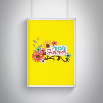 Cool Trendy Quirky Posters Friends Forever Best Gift For Friends Celebrate Friendship Add Some Quirkiness To Your Walls Rolled Posters Frame Not Included 12 X 18 In Fine Art Print