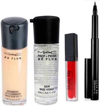 Mac Bb Plus 1 Foundation 35 Ml 1 Primer 35 Ml 1 Matte Me Liquid Lipstick Mac pro longwear nourishing waterproof foundation, nw22. mac bb plus 1 foundation 35 ml 1 primer 35 ml 1 matte me liquid lipstick 6 ml red 1 pen eyeliner blackest waterproof 1 45 gm for all skin tone