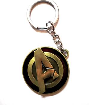 Neotask Avengers Logo Gold Rotating Metal Key Chain Price In India Buy Neotask Avengers Logo Gold Rotating Metal Key Chain Online At Flipkart Com
