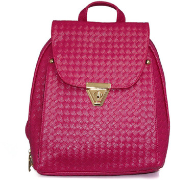 Pink colour college bags