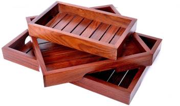 Craftatoz Breakfast Coffee Table Tray Butler Serving Tray Tray