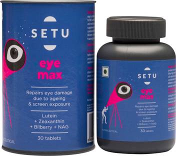Setu Eye Max For Optimal Vision Function Improved Focus And Enhanced Protection 30 Tablets 20mg Lutein