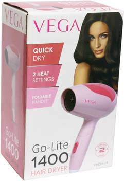 Vega Go Lite 1400 Hair Dryer Vhdh 19 Hair Dryer Vega Flipkart Com