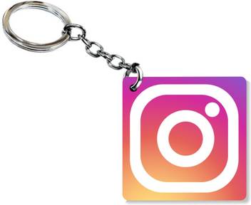 Golden Feather Instagram Logo Key Chain Price In India Buy Golden Feather Instagram Logo Key Chain Online At Flipkart Com