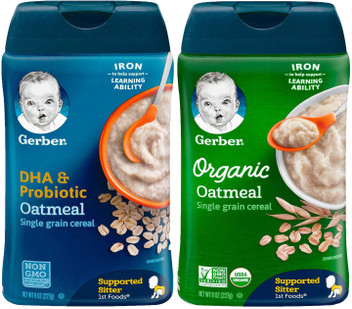 gerber dha probiotic oatmeal