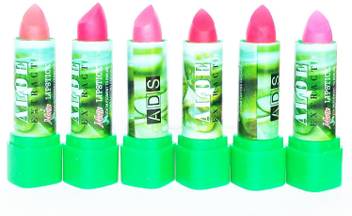 Ads Aloe Vera Natural Extract Long Lasting Soft Matte Lipstick Pack Of Six Price In India Buy Ads Aloe Vera Natural Extract Long Lasting Soft Matte Lipstick Pack Of Six Online