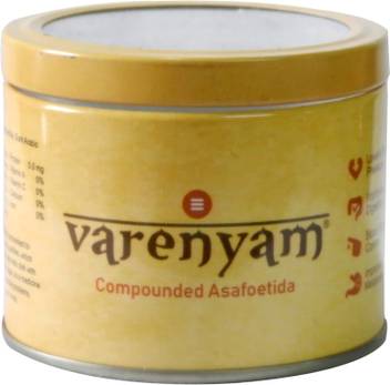 Varenyam Compounded Asafoetida Hing 100g Premium Tin Pack Price In India Buy Varenyam Compounded Asafoetida Hing 100g Premium Tin Pack Online At Flipkart Com