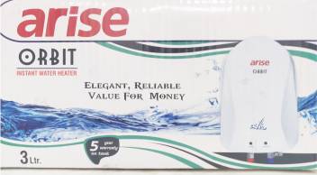 Arise 3 L Instant Water Geyser Orbit White Price In India Buy