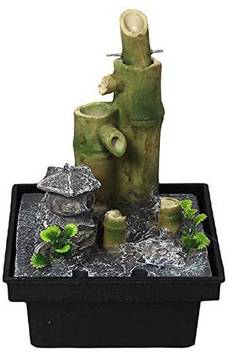 Continental Water Fountain Bamboo Nature Show Piece For Home