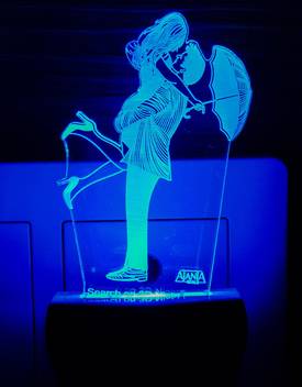 Ajanta Romantic Love Couple Code 2094 3d Night Lamp Price In India