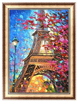 Jagenie Eiffel Tower Diy 5d Diamond Painting Embroidery Cross