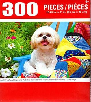 Cra Z Art Cra Z Art Cute Shih Tzu Puppy Sitting On A Colorful