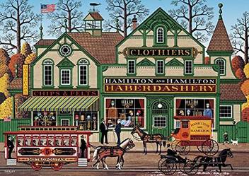 Buffalo Games Charles Wysocki The Haberdashery 300 Large Piece