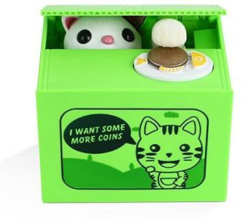Peradix Itazura Money Coin Bank Automatic Stealing Coins Piggy