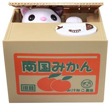 Genrc Stealing Coin Cat Saving Box Piggy Bank Great For Any Child Girl And Boy Home Decor Idea For Christmas Gift B11719 We Pay Your Sales Tax Coin Bank Price