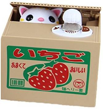 Just Us Jt Mischief Saving Box Cat Neko Coin Bank Cute Stealing Coin Cat Money Box Piggy Bank Coin Bank Price In India Buy Just Us Jt Mischief Saving Box Cat Creative novelty cat steal coins piggy bank coin box cent saving pot children christmas birthday gift home decoration. just us jt mischief saving box cat neko