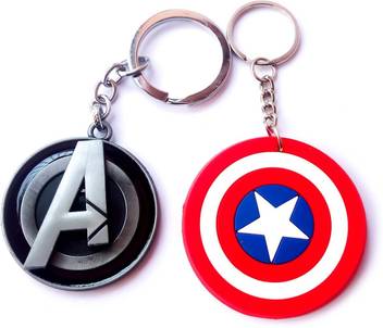 Shoptop Rotating Premium The Avengers Captain America Metal Keychain With Rubber Key Chain Price In India Buy Shoptop Rotating Premium The Avengers Captain America Metal Keychain With Rubber Key Chain Online