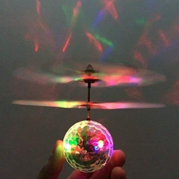 flashing light flying ball