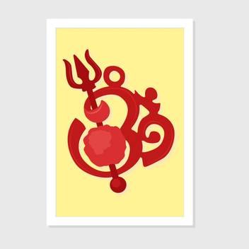 Om Symbol Art White Framed Wall Hanging 8x12 Inch Paper Print Quotes Motivation Posters In India Buy Art Film Design Movie Music Nature And Educational Paintings Wallpapers At Flipkart Com