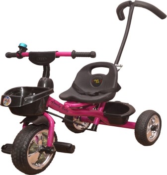 girl tricycle push handle