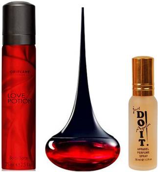 Oriflame Sweden Love Potion Eau De Perfume 50 Ml And One Love Potion Body Spray 75 Ml With One Do It Perfume 30 Ml Price In India Buy Oriflame Sweden Love