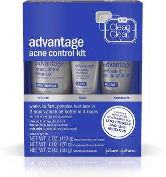 Clean Clear Advantage Acne Control Kit Price In India Buy Clean Clear Advantage Acne Control Kit Online At Flipkart Com