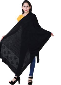 Portia Self Design Wool Knitted Women Stole Scarf Fancy Scarf Buy Portia Self Design Wool Knitted Women Stole Scarf Fancy Scarf Online At Best Prices In India Flipkart Com