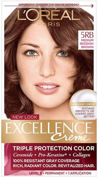 L Oreal Paris Excellence Creme Colorant Medium Reddish Brown 5rb