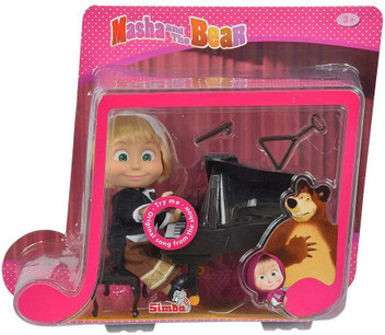 masha and the bear playset