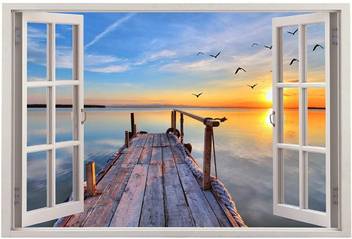 Paper Plane Design Medium 3d Wall Window Vinyl Sticker Wallpaper