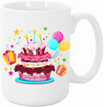 Misty Premium Happy Birthday Cake Printed Pack Of 1 Ceramic Coffee Mug Price In India Buy Misty Premium Happy Birthday Cake Printed Pack Of 1 Ceramic Coffee Mug Online At Flipkart Com