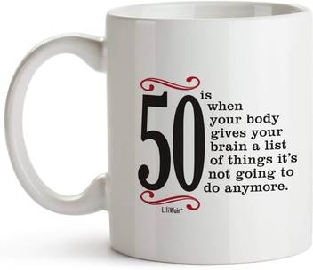 Pepronica 50th Birthday Gifts For Women Fifty Years Old Men Gift Happy Funny 50 Mens Womens Womans Wifes Female Man Ceramic Coffee Mug Price In India Buy Pepronica 50th Birthday Gifts Shop the top 25 most popular 1 at the best prices! pepronica 50th birthday gifts for women fifty years old men gift happy funny 50 mens womens womans wifes female man ceramic coffee mug