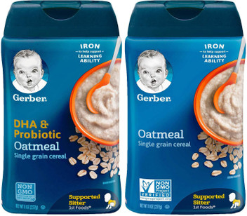 dha probiotic oatmeal cereal