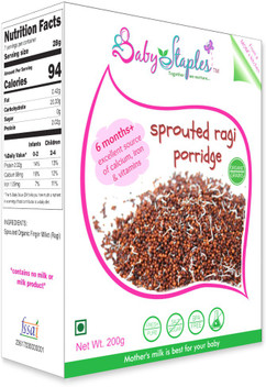 sprouted ragi porridge